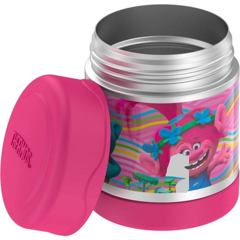 THERMOS FUNTAINER 10 Ounce Stainless Steel Kids Food Jar, Trolls