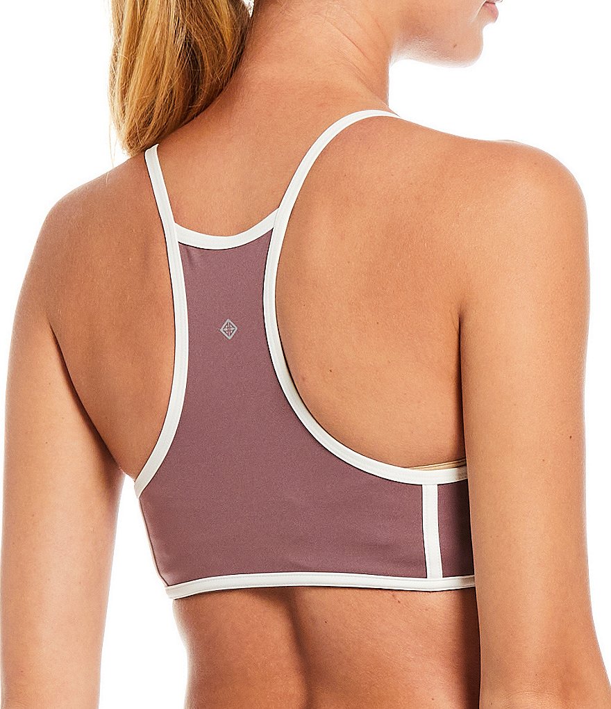 Antonio Melani Active Reaction Light/Medium Impact Contrast Trim Sports Bra