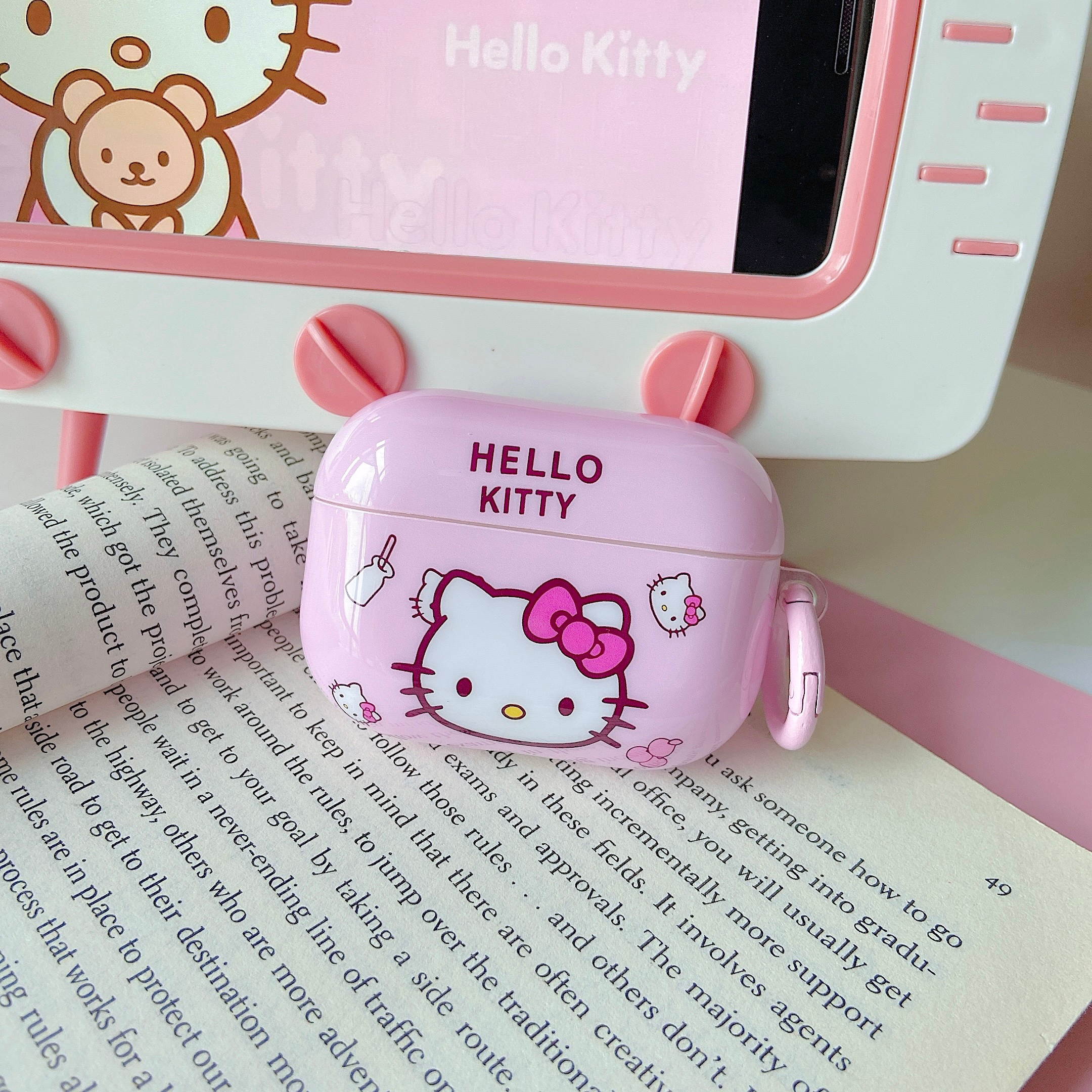 Case for AirPods Pro Case Cute Case for AirPods 3 Kids Girls Teens Women Boys With Pretty Design With Keychain Pretty Design
