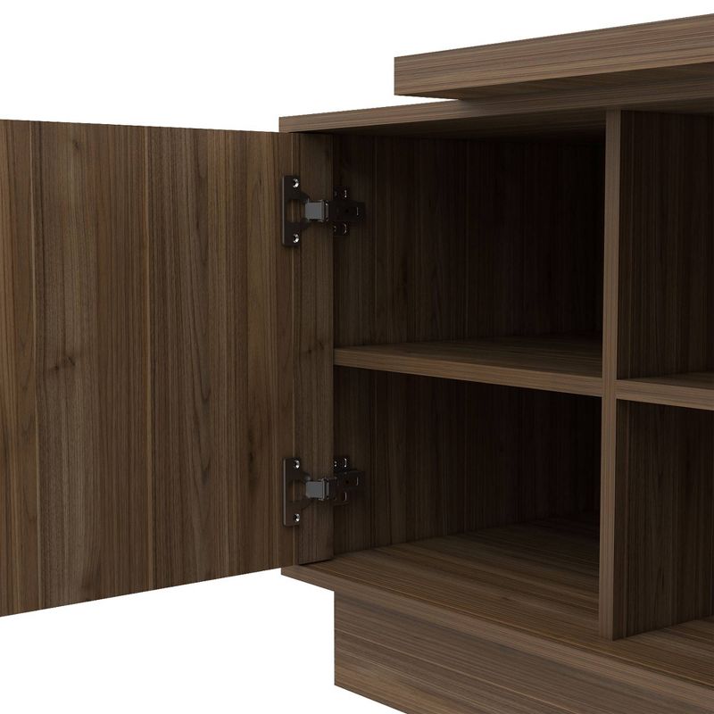 Emery L Shaped Desk Brown - RST Brands