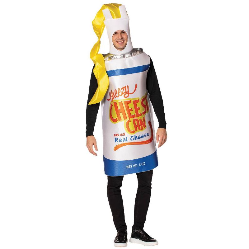 Adult Cheezy Cheese Spray Can Halloween Costume