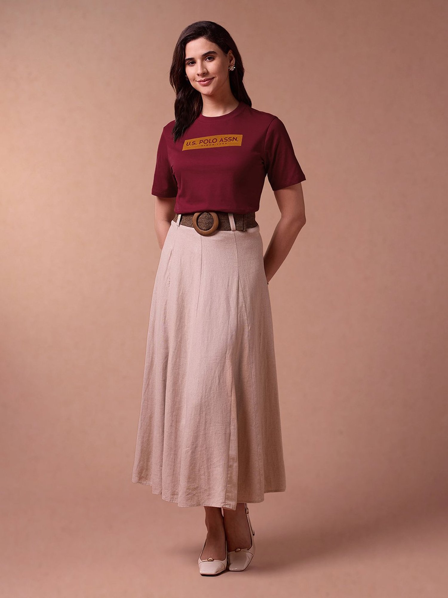 U.S. Polo Assn. Red Graphic Print T-Shirt