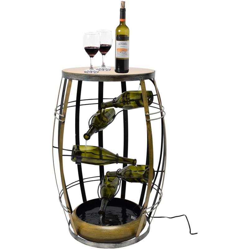 Aster High Bar Cabinet Light Wood - RST Brands