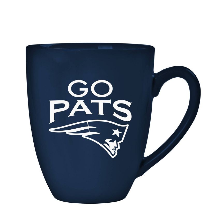 NFL New England Patriots 15oz Rally Cry Bistro Mug