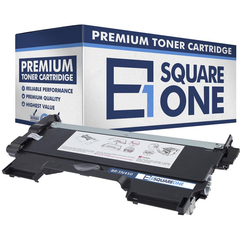 eSquareOne Compatible High Yield Toner Cartridge Replacement for Brother TN420 TN450 (Black, 1-Pack)