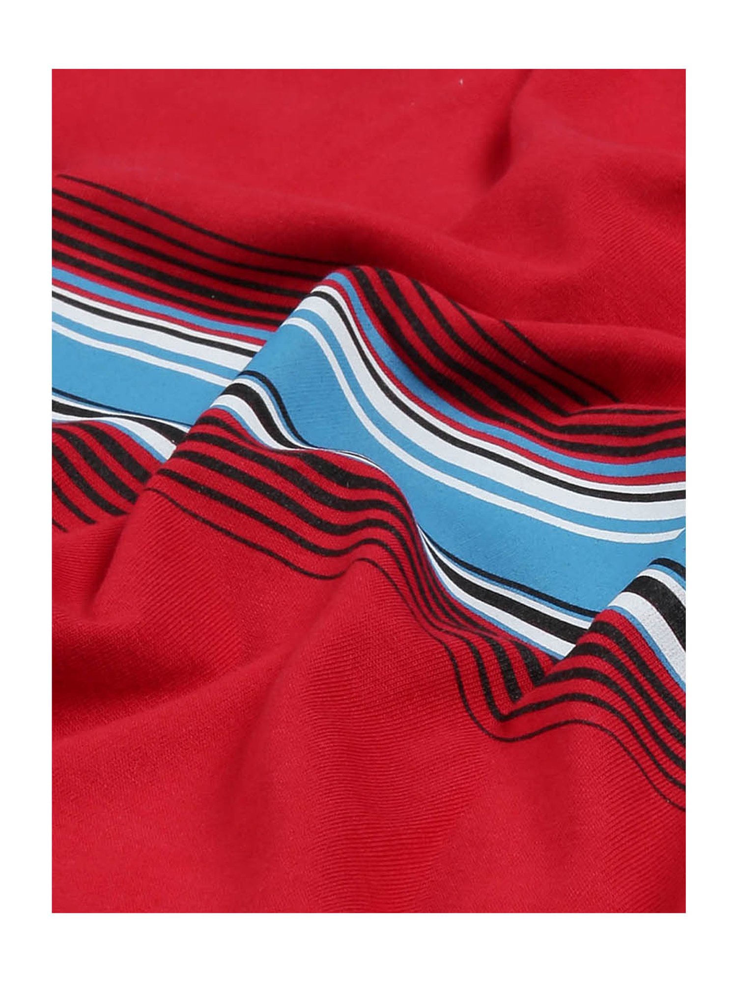 Plum Tree Boys Red & White Printed T-Shirt (Pack Of 2)