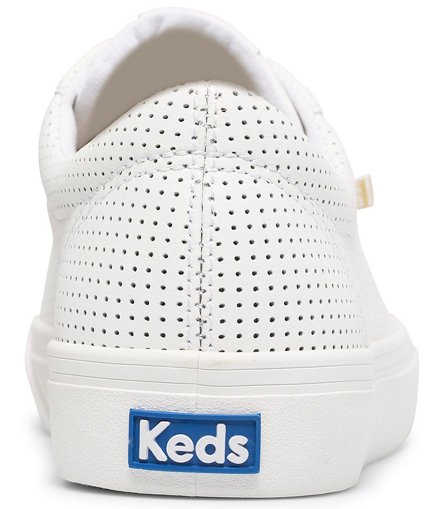 Keds Jump Kick Perforated Leather Sneakers Lace-Up