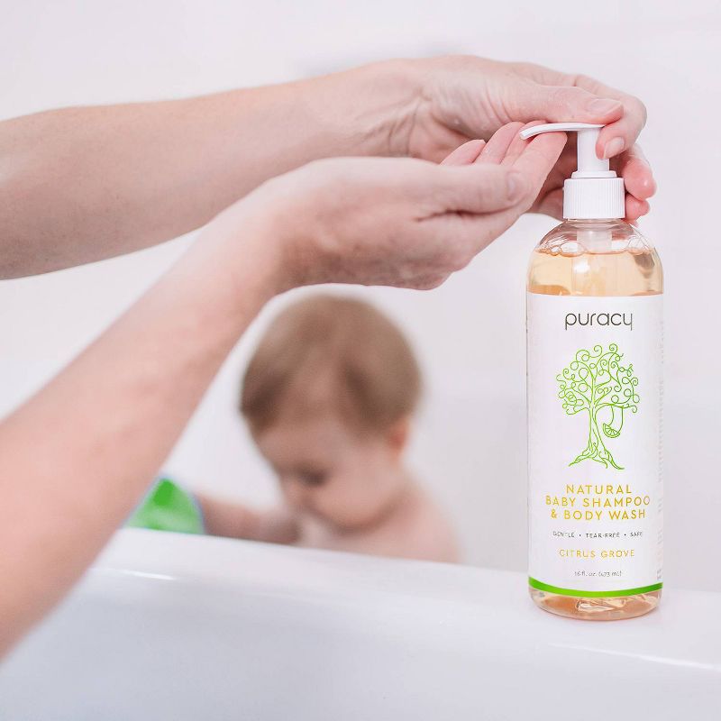 Mustela Organic Cleansing Gel with Olive Oil and Aloe - 13.5 fl oz