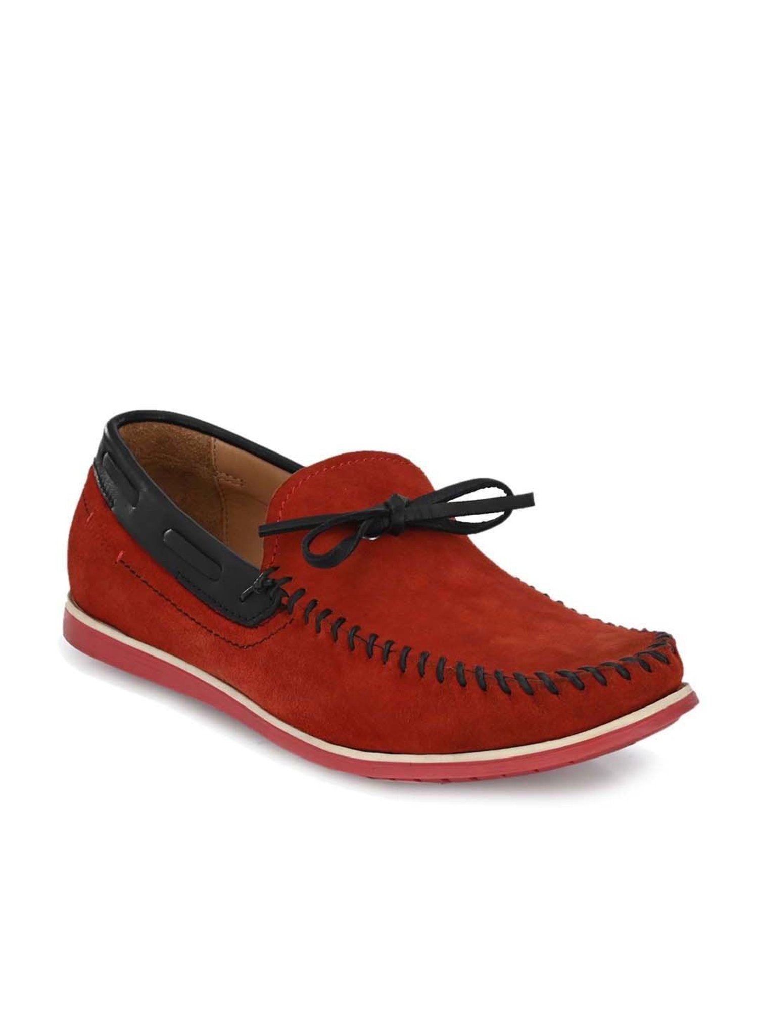 Hitz Men's Red Boat Shoes