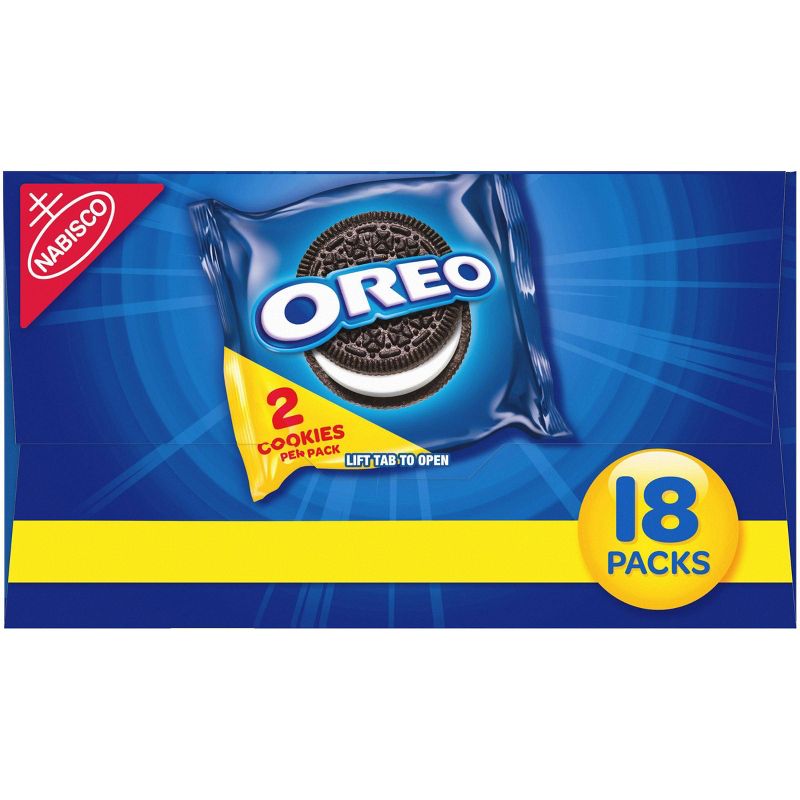 Oreo Chocolate Sandwich Cookies - Multipack - 18ct