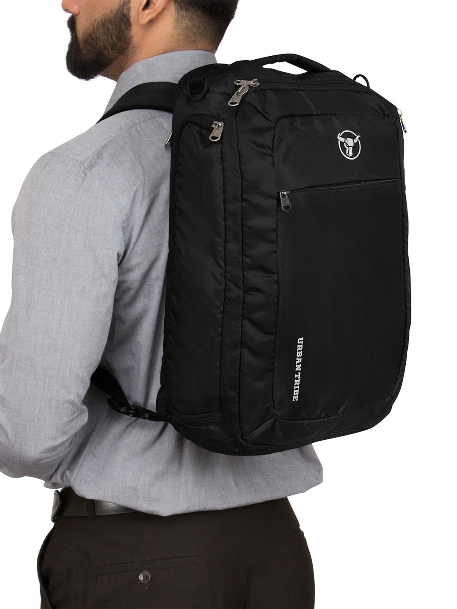 Urban Tribe Grey Medium Laptop Backpack