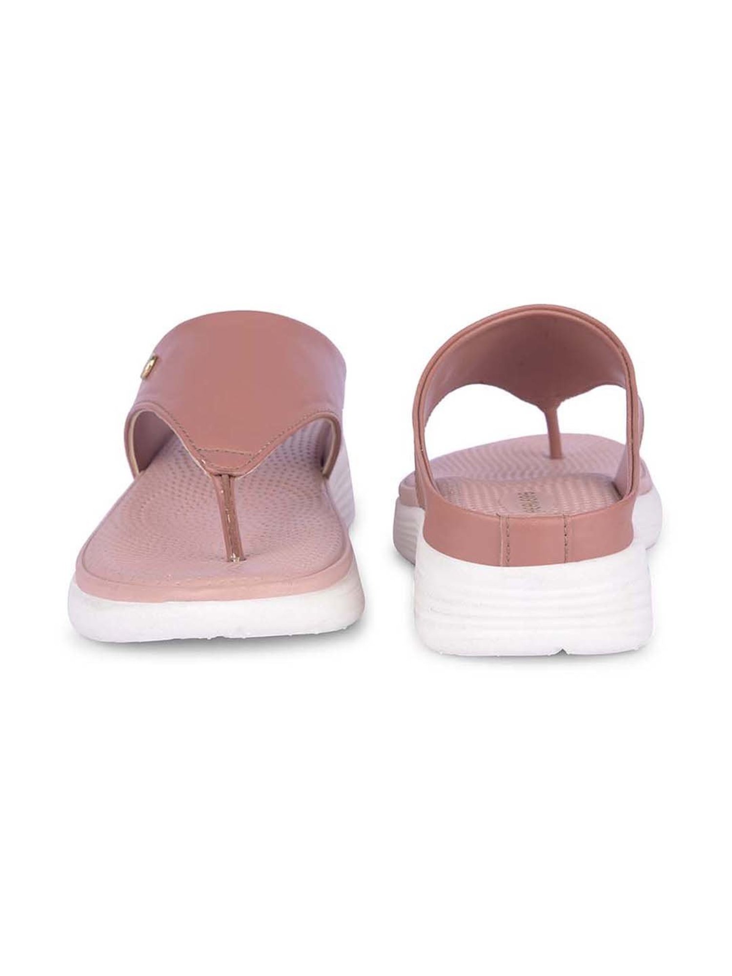 Healers by Liberty Women's Peach Thong Wedges