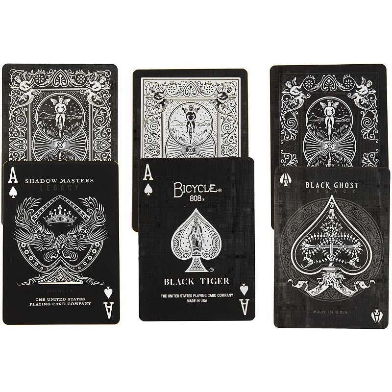 Ellusionist the Black Legacy Collection Playing Cards Deck, Set of 3