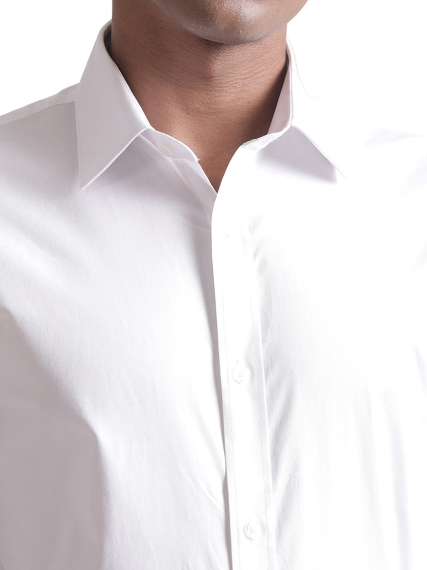 Matinique White Slim Fit Shirt