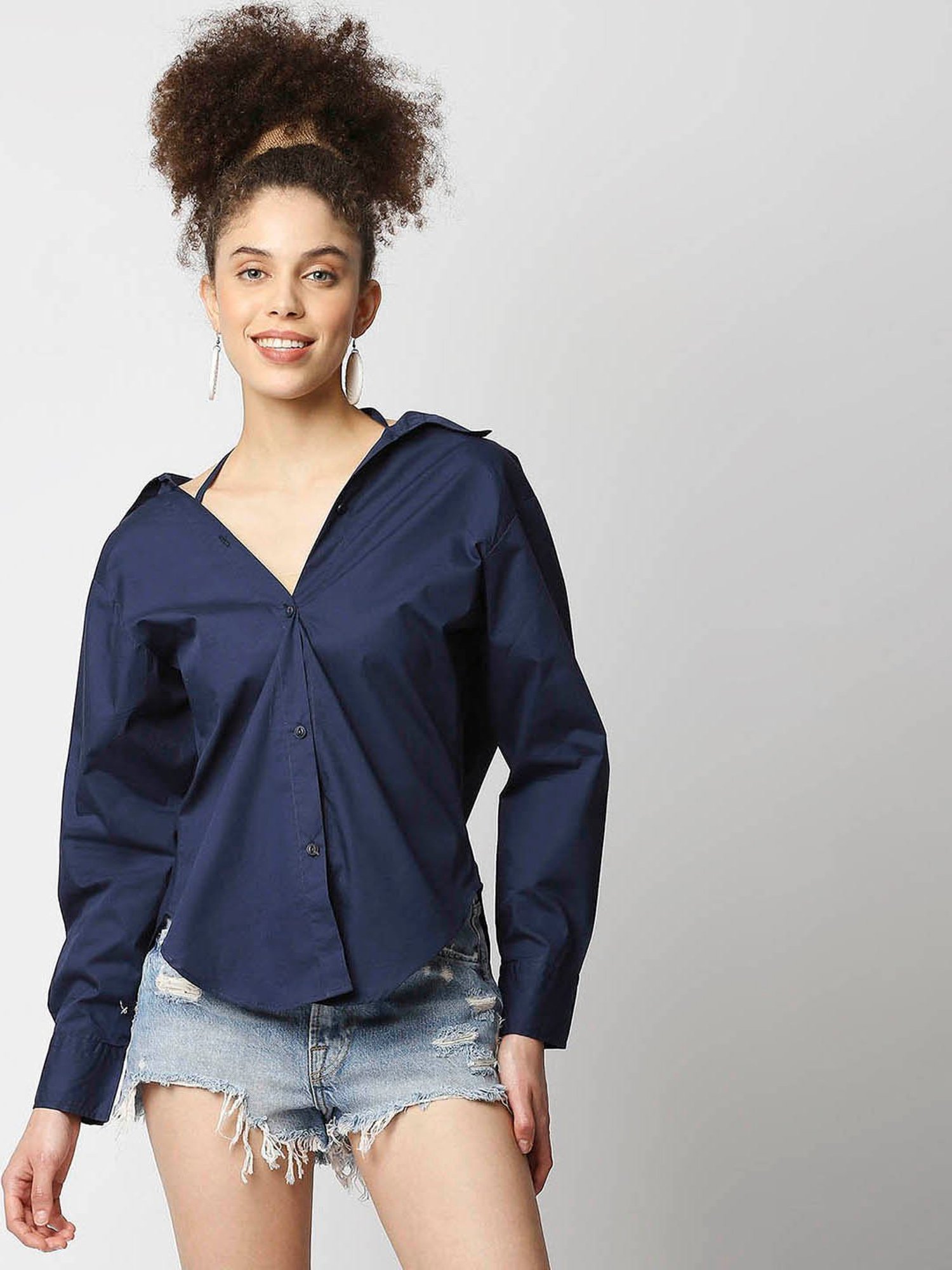 Remanika Blue Regular Fit Shirt