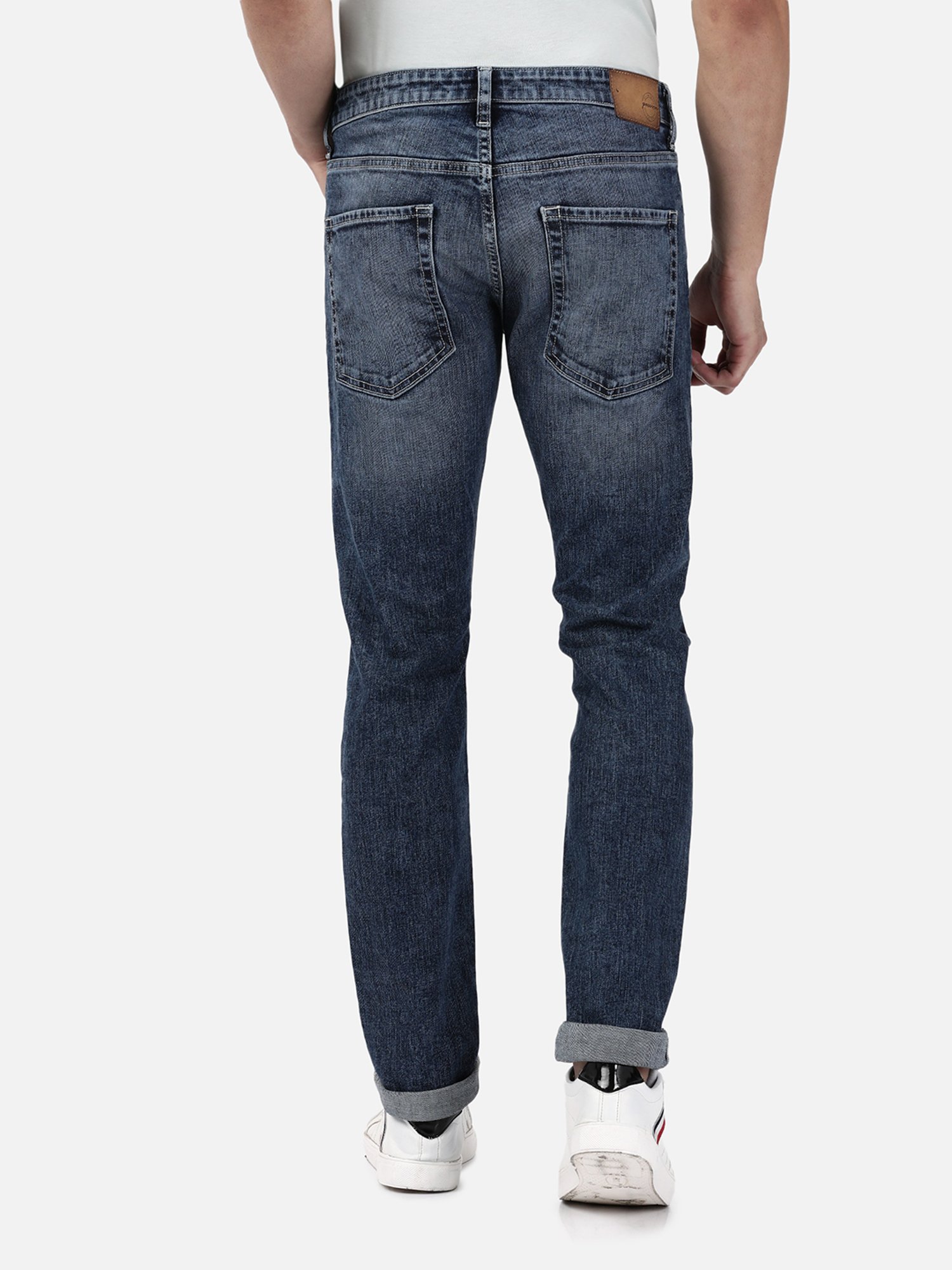 Passion Blue Slim Fit Heavily Washed Jeans