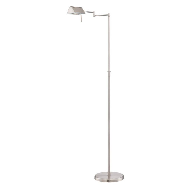 Pharma Collection Floor Lamp Polished Steel (Includes Light Bulb) - Lite Source