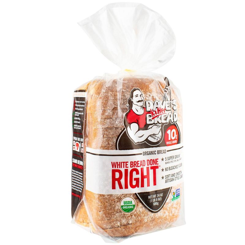 Dave's Killer Bread Organic White Bread Done Right - 24oz
