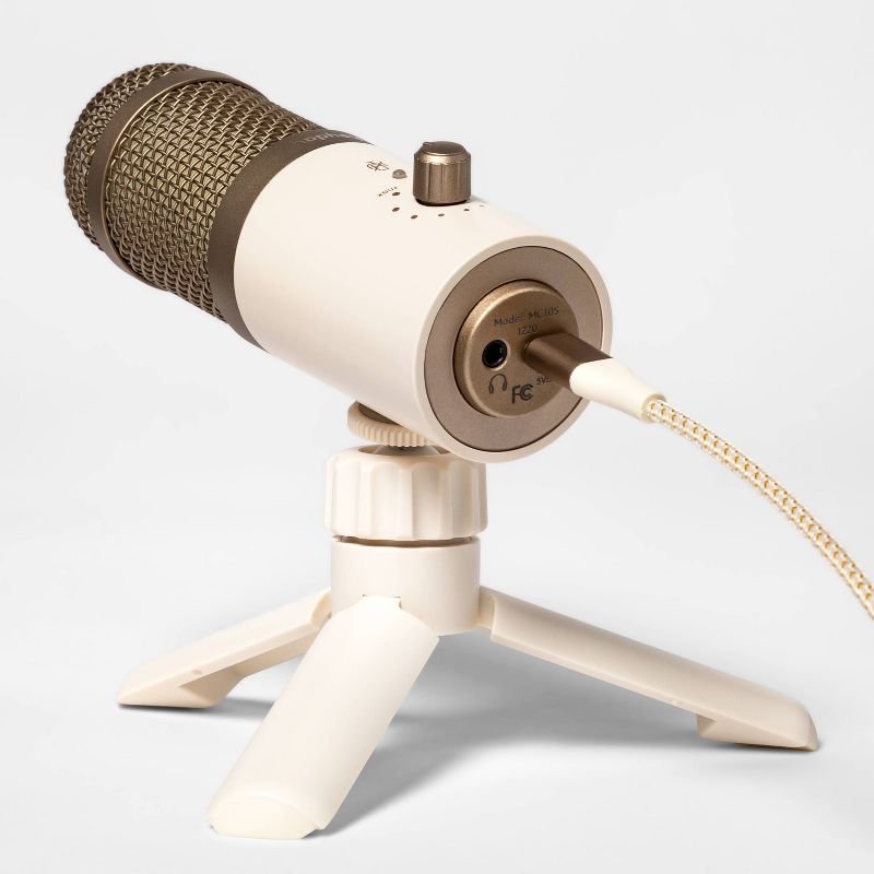 heyday™ Desktop Microphone - Stone White