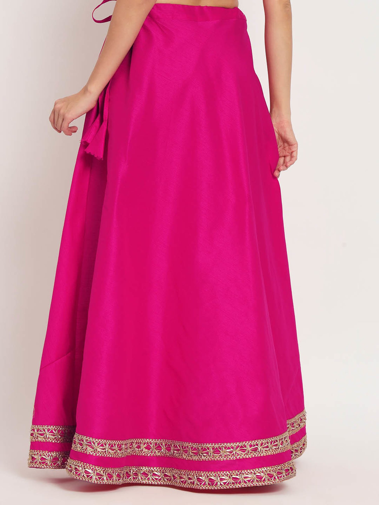 studiorasa Pink Dupion Skirt