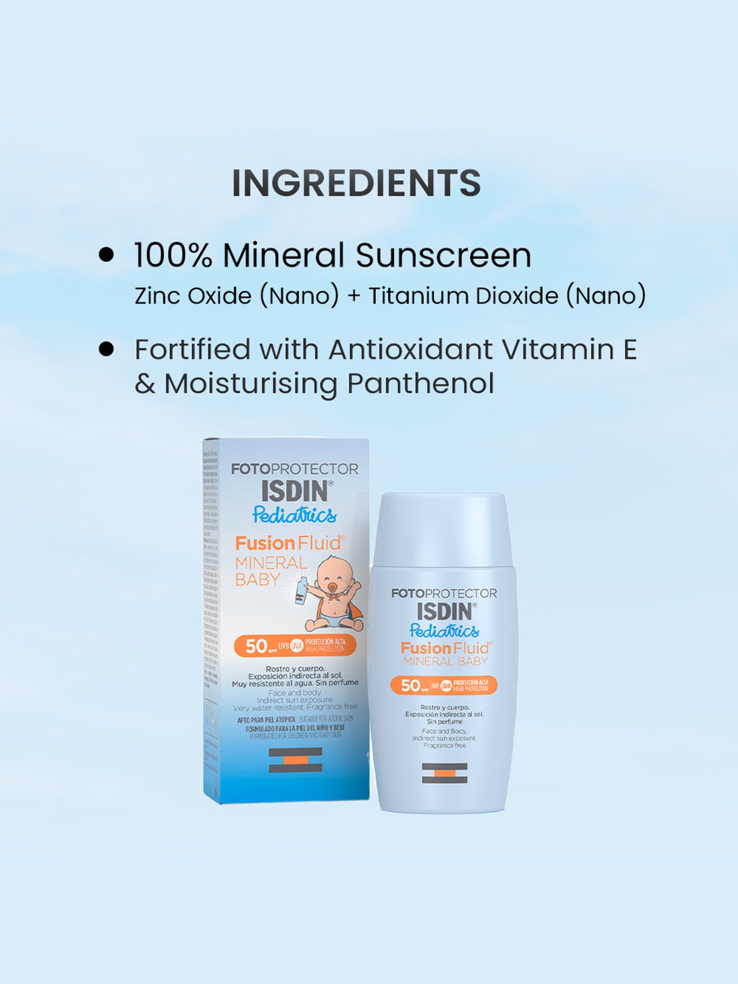 Mom & World Mineral Based Kids Sunscreen Spray SPF 50 - 120 ml