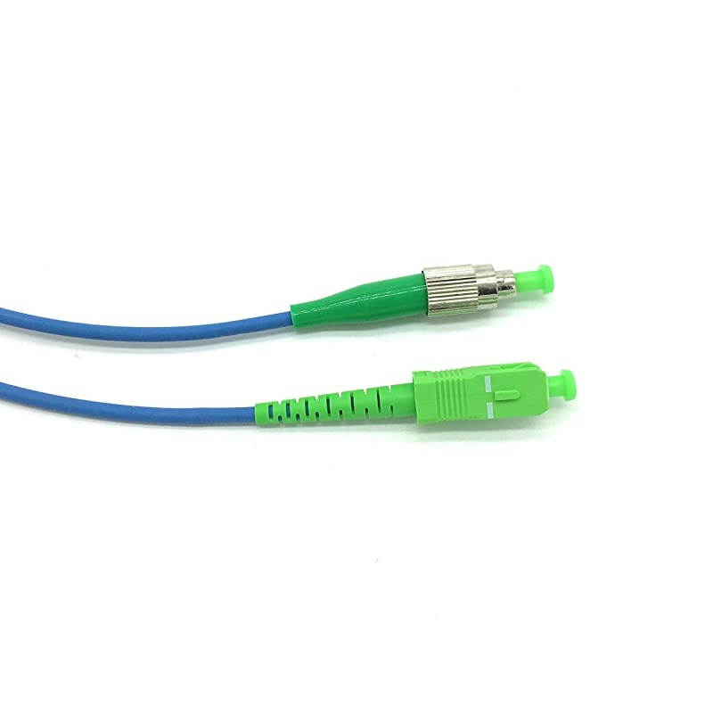 Armored Single Mode Simplex Fiber Optic Cables SCAPC UPC FC LC SC ST SM SX 1M FCAPC to SCAPC