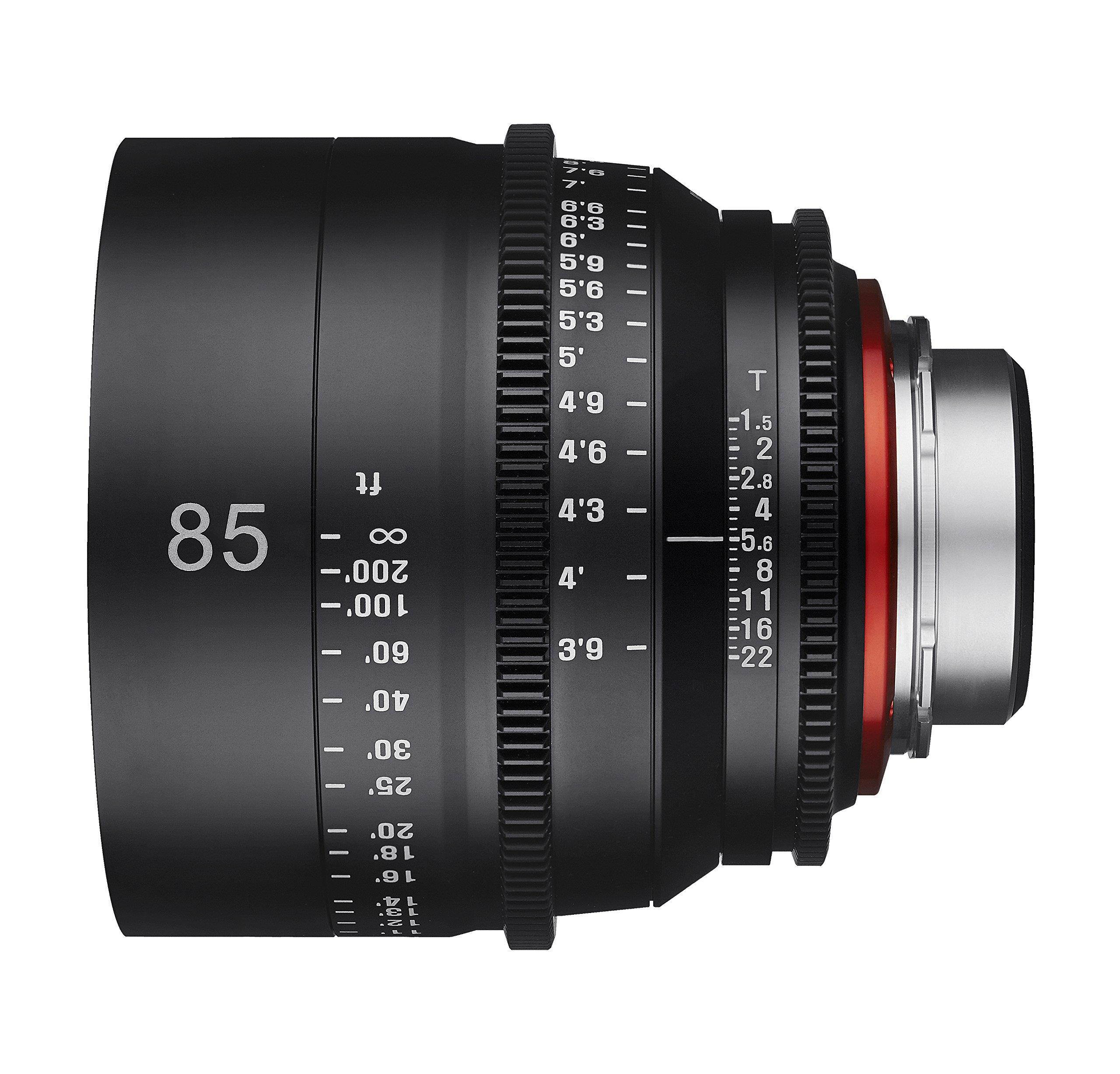 Rokinon Xeen 85mm T1.5 Cine Lens for Canon EF-Mount #XN85-C