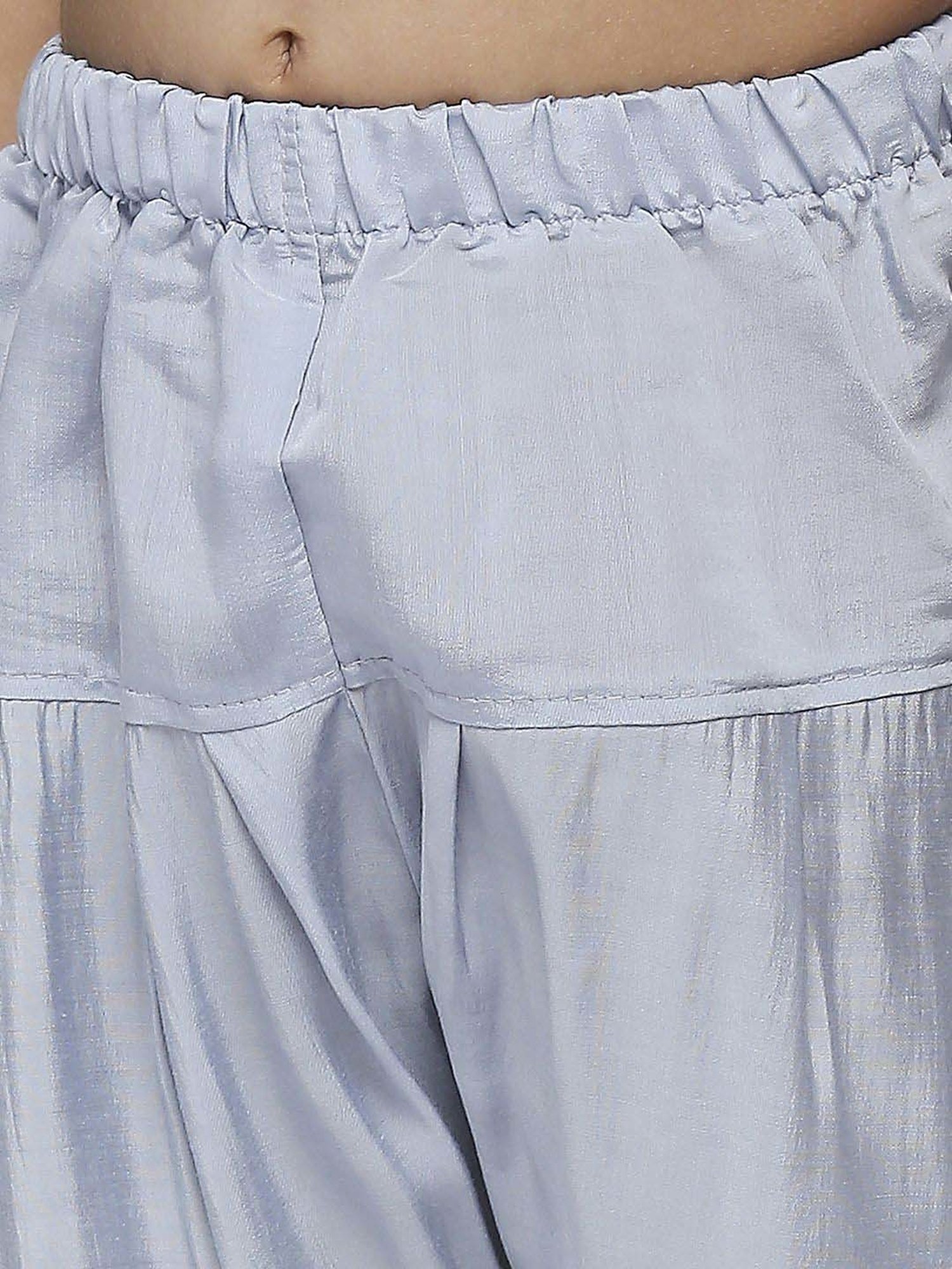 Kids Island Boys Blue Printed Full Sleeves Kurta Set