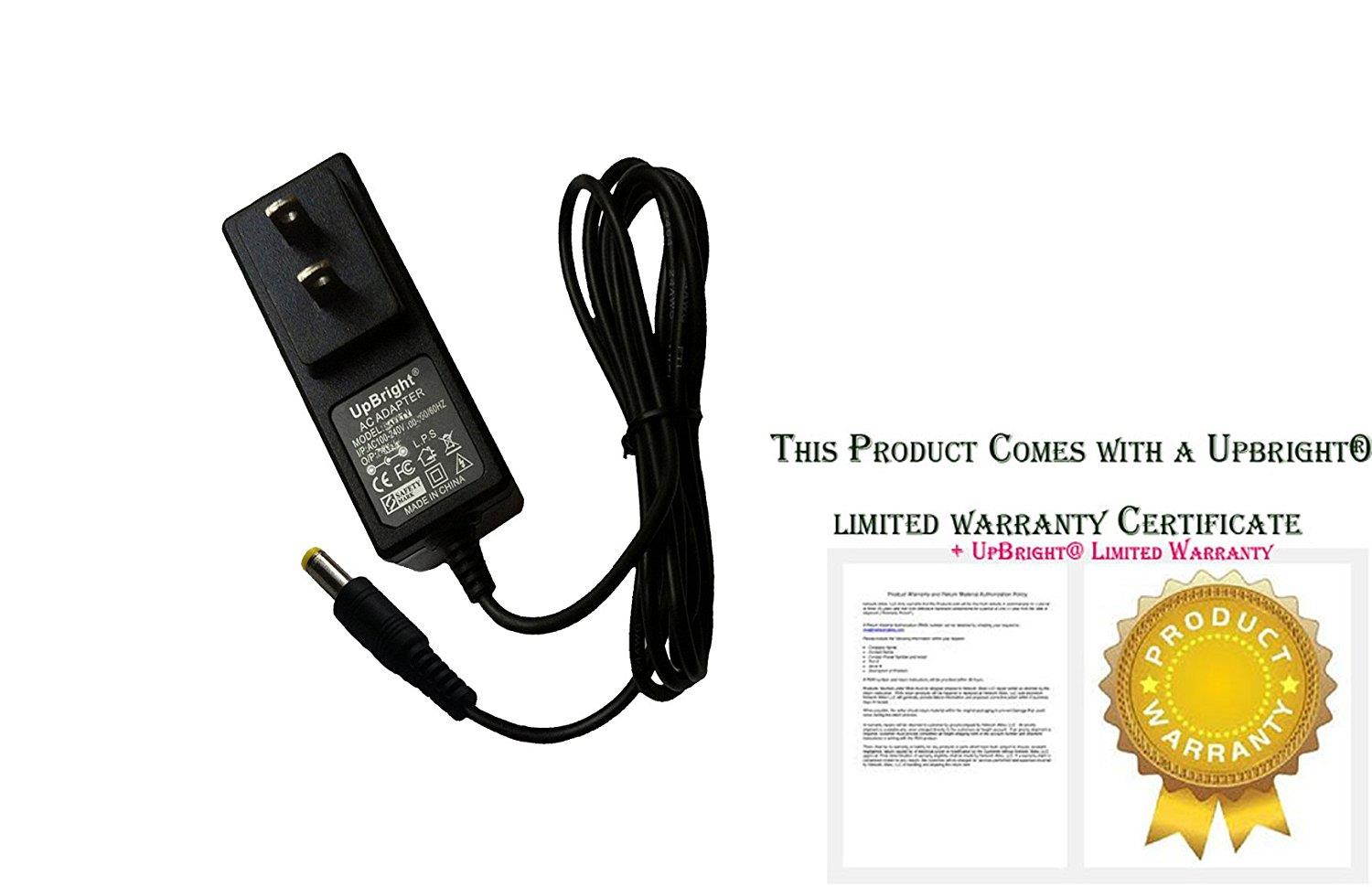 UpBright 9V AC / DC Adapter For Motorola Symbol LS3578 P360 P370 P460 P470 PPT2800 50-14000-266R 50-14000-239R Barcode Scanner RA0900N02 CRD8100 PDT8100 50-14000-107 PW118 9VDC Power Supply Charger