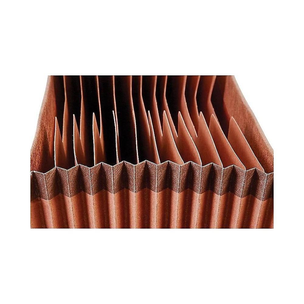 Staples Heavy-Duty Expanding File 3" Expansion Jan-Dec Index Legal Size Brown