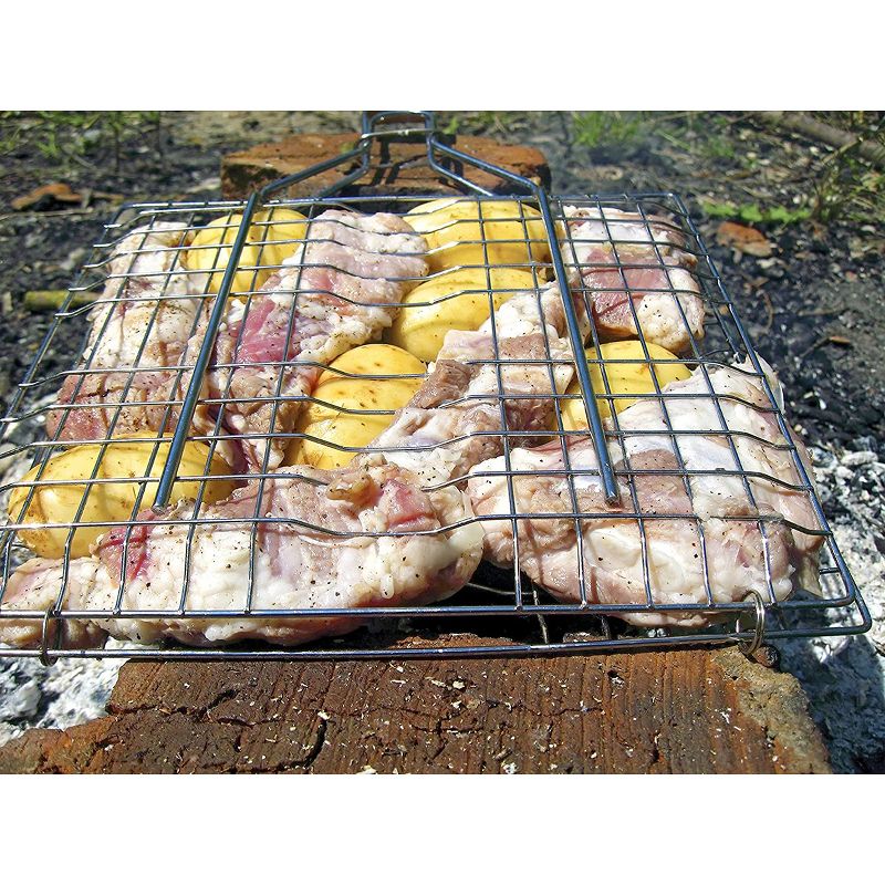 Coghlan's Deluxe Broiler, Cook Over Open Fire, Camping Fireplaces, and Barbeque