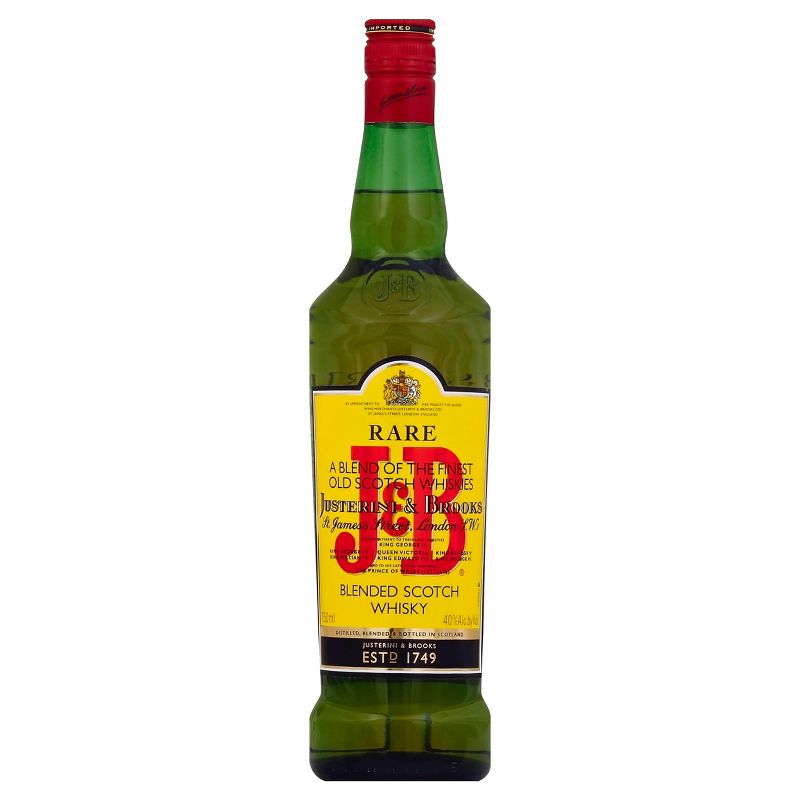 J&B Blended Scotch Whisky - 750ml Bottle