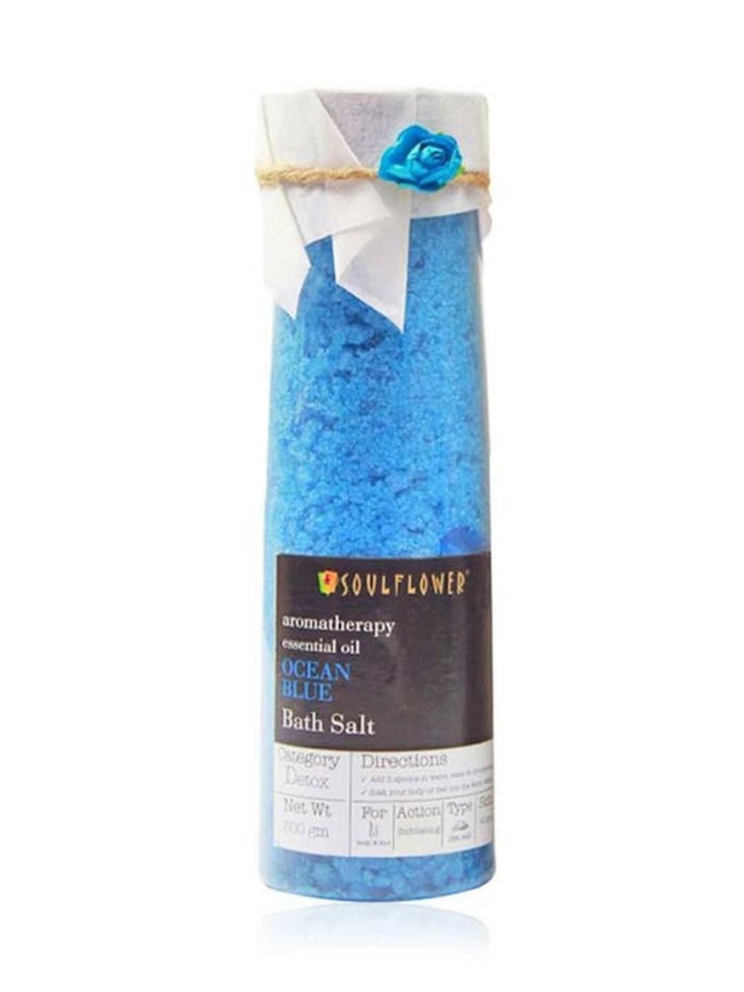 Soulflower Ocean Blue Bath Salt - 500 gm