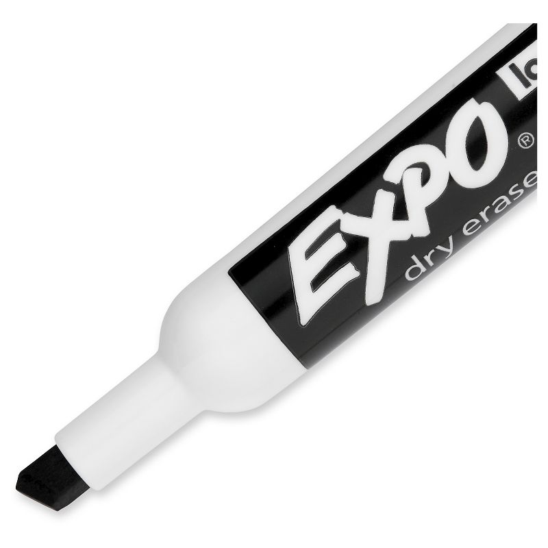 Expo 4pk Dry Erase Marker Chisel Tip Black