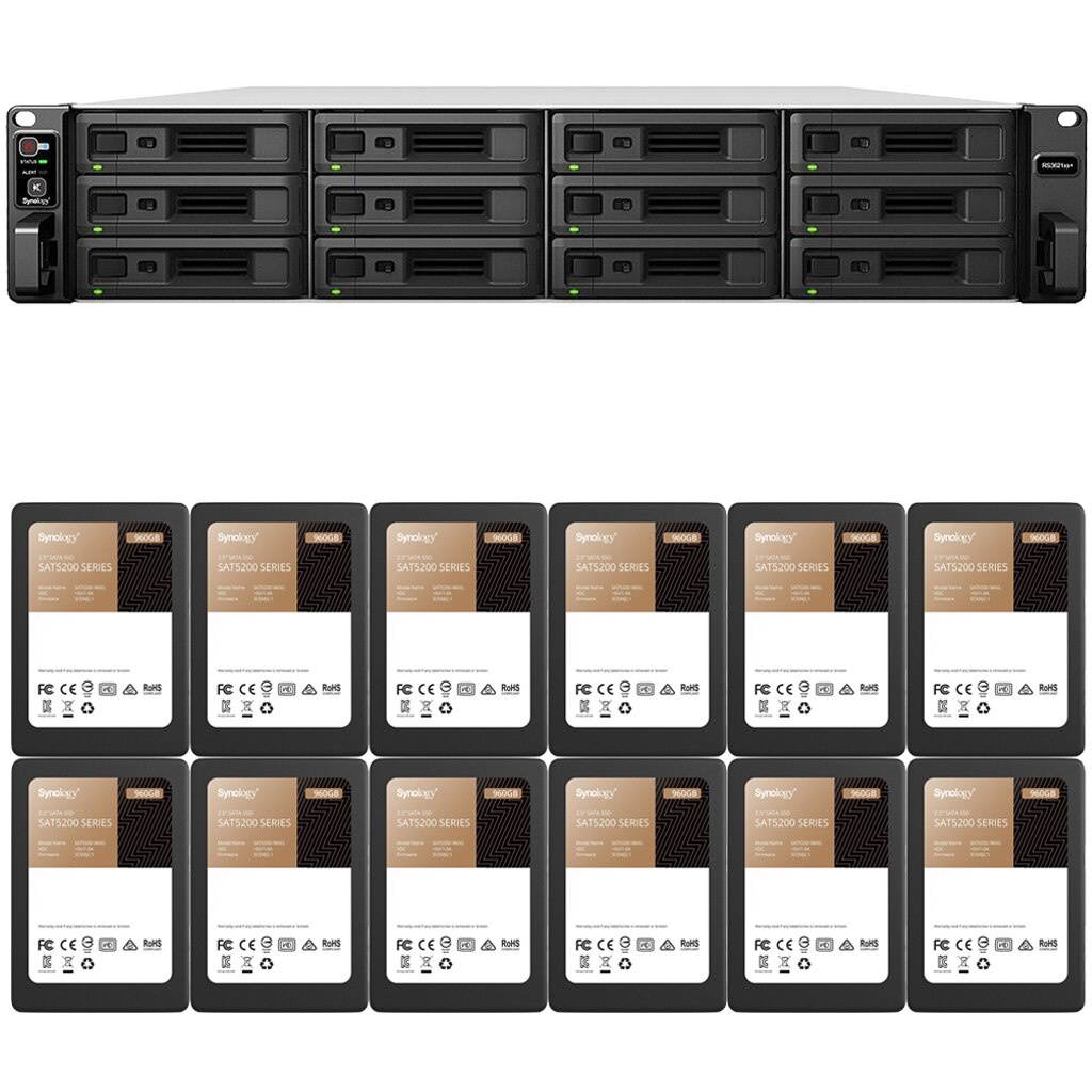 Synology RS820RP+ 4-Bay RackStation NAS with 8TB (4x2TB) of Western Digital RED NAS Drives Fully Assembled Tested By CustomTechSales