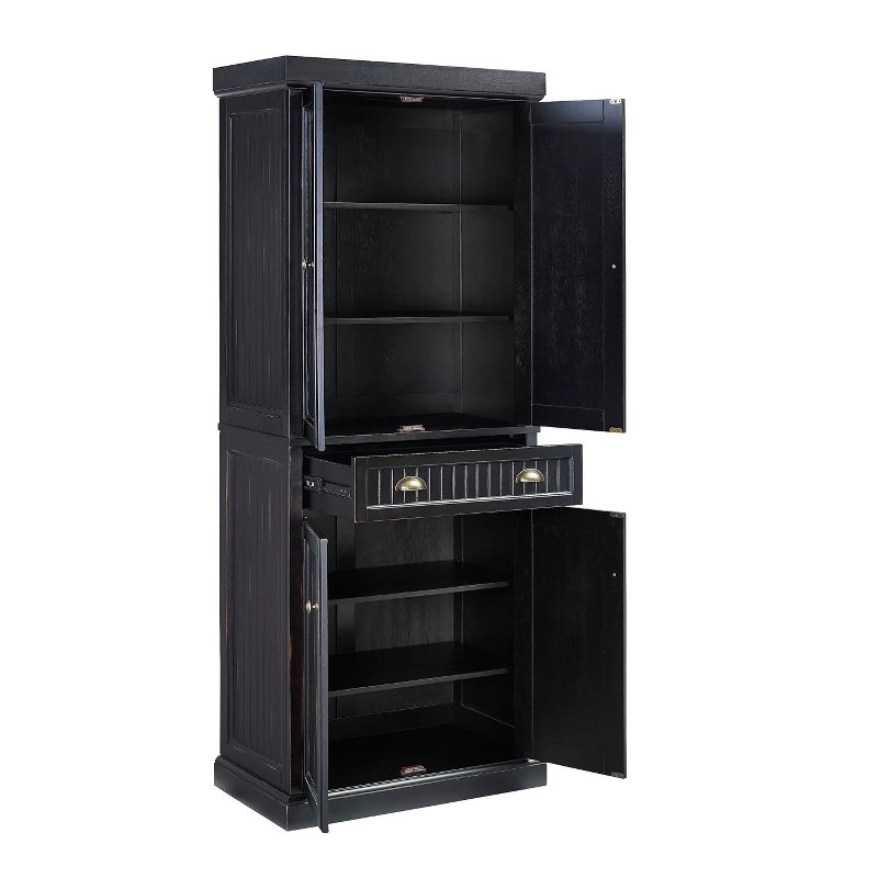 72" Daywood Kitchen Pantry Cabinet White - Room and Joy