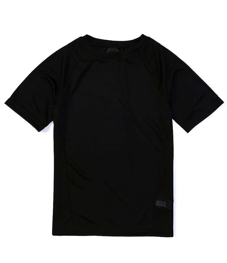 Kinetic by Class Club Big Boys 8-20 Short-Sleeve Mesh Accent Performance Tee