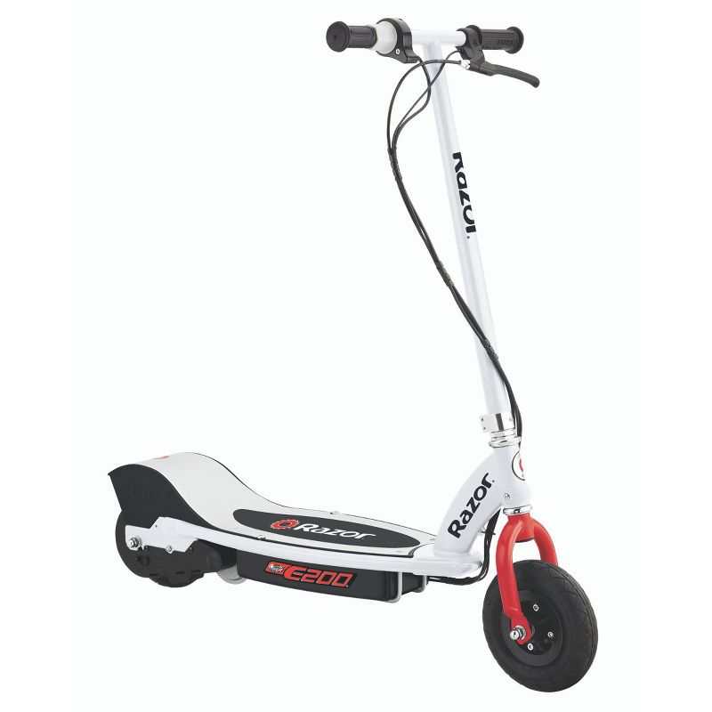Razor E200 Electric Scooter - White/Red