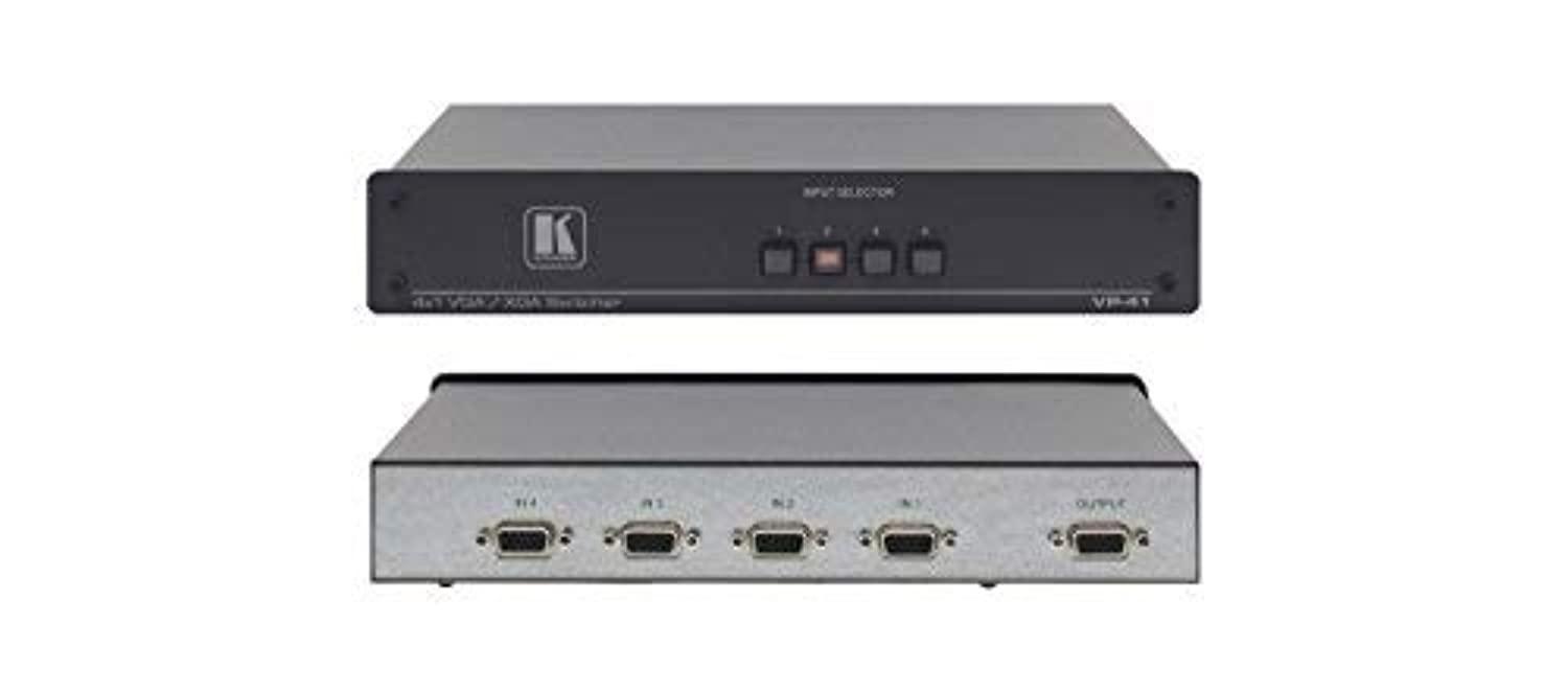 kramer electronics vp-41 4x1 computer graphics video mechanical switcher