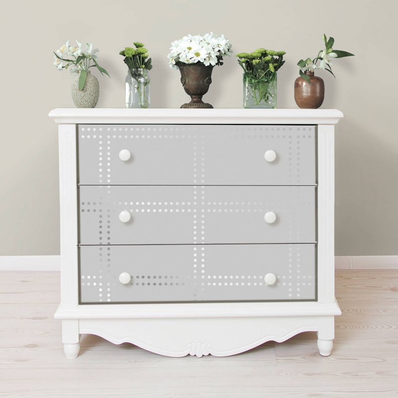 NuWallpaper Tailored Peel & Stick Wallpaper Silver