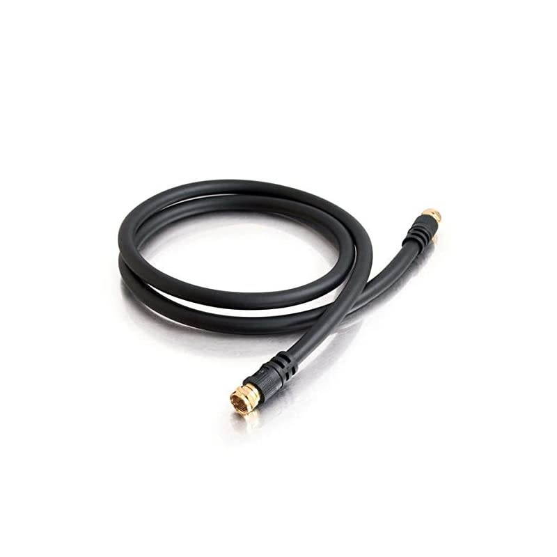 29137 Value Series FType RG6 Coaxial Video Cable Black 100 Feet 3048 Meters