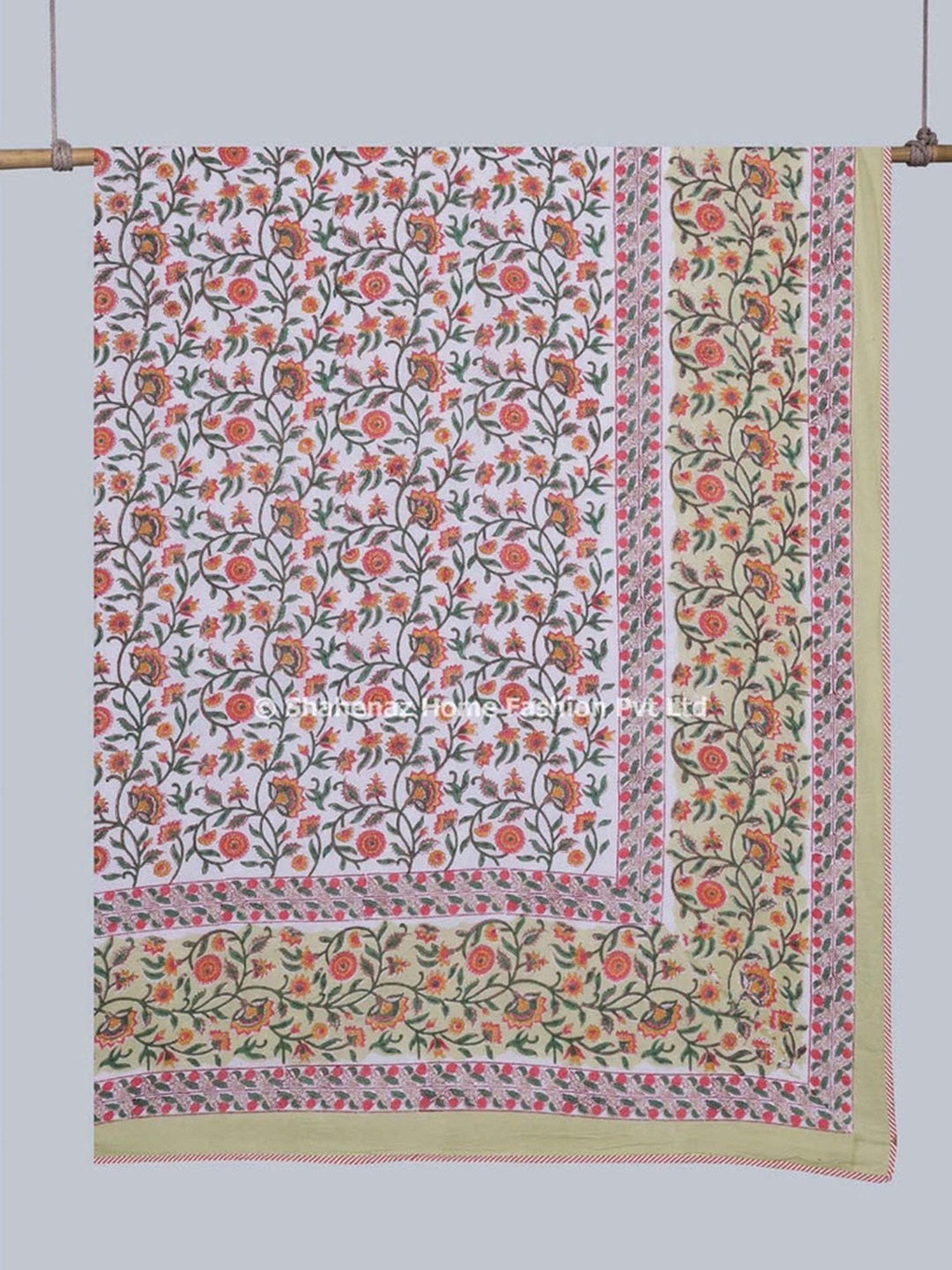 JaipurFabric Green Cotton 150 GSM Reversible Ac Dohar