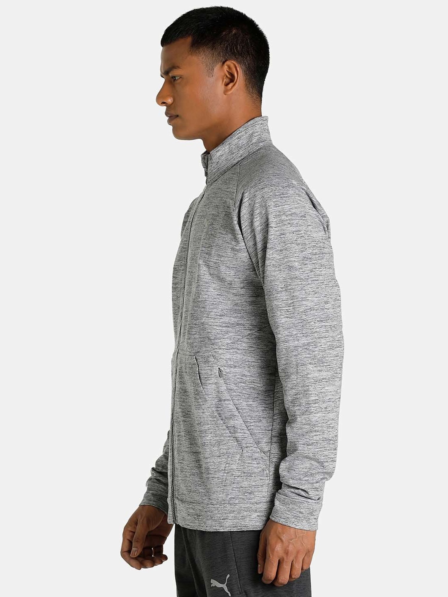 Puma Cloudspun Grey Regular Fit Jacket