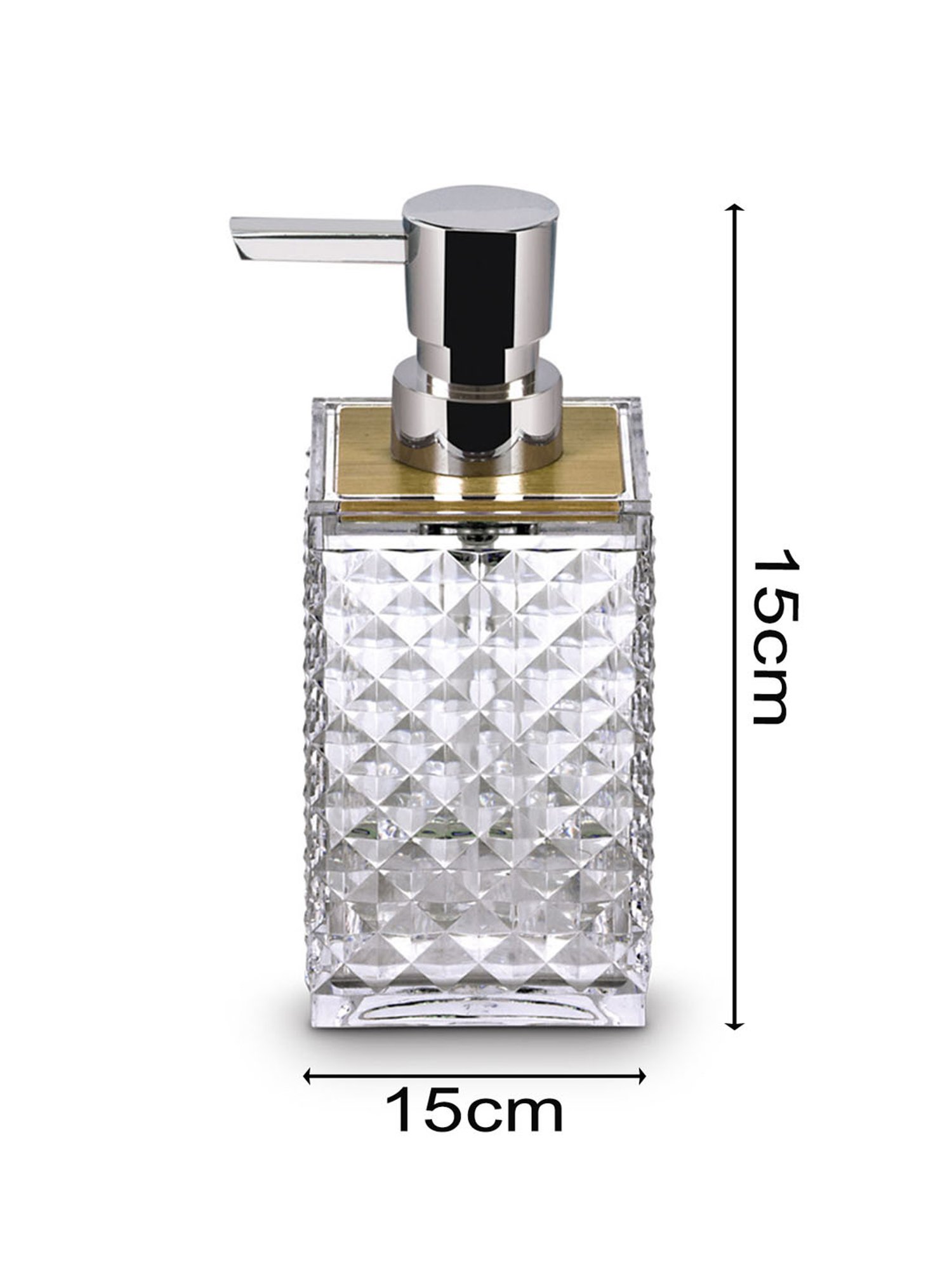 Freelance Transparent SAN material (Styrene Acrylonitrile) Set of 4 Bathroom Accessories