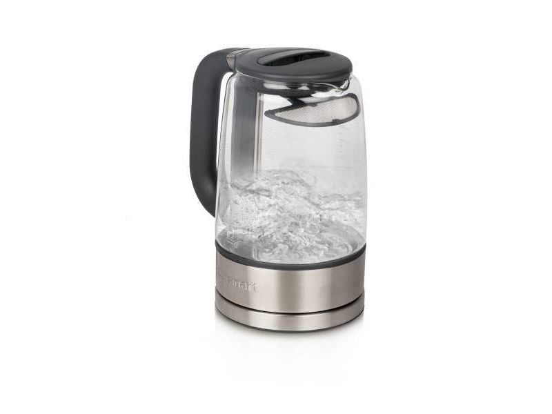 MegaChef 1.7L Electric Tea Kettle - Silver