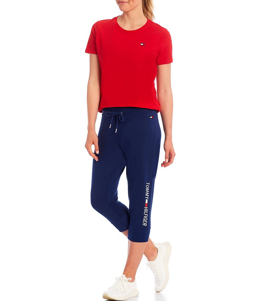 Tommy Hilfiger Sport Crew Neck Short Sleeve Logo Tee