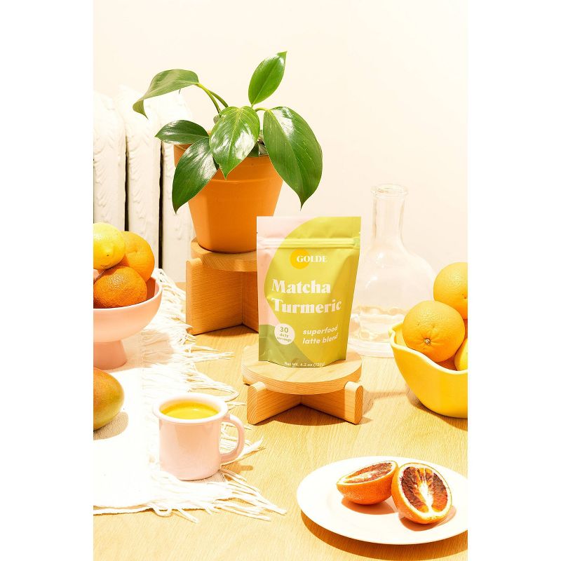 Golde Matcha Turmeric Superfood Latte Blend - 4.2oz