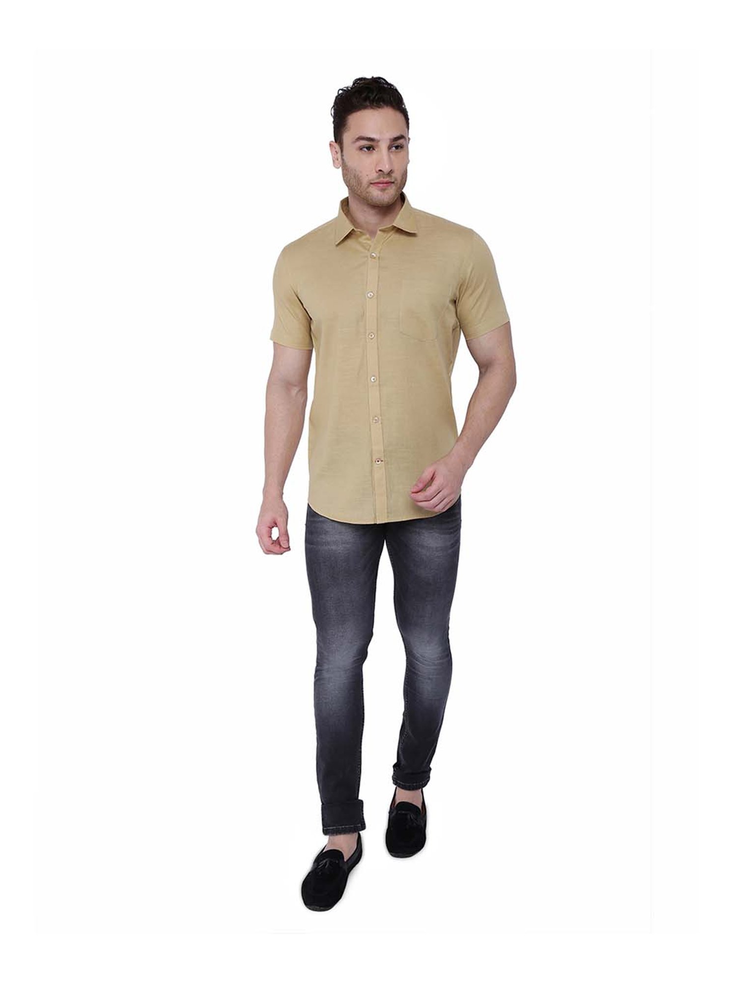 Southbay Khaki Regular Fit Shirt