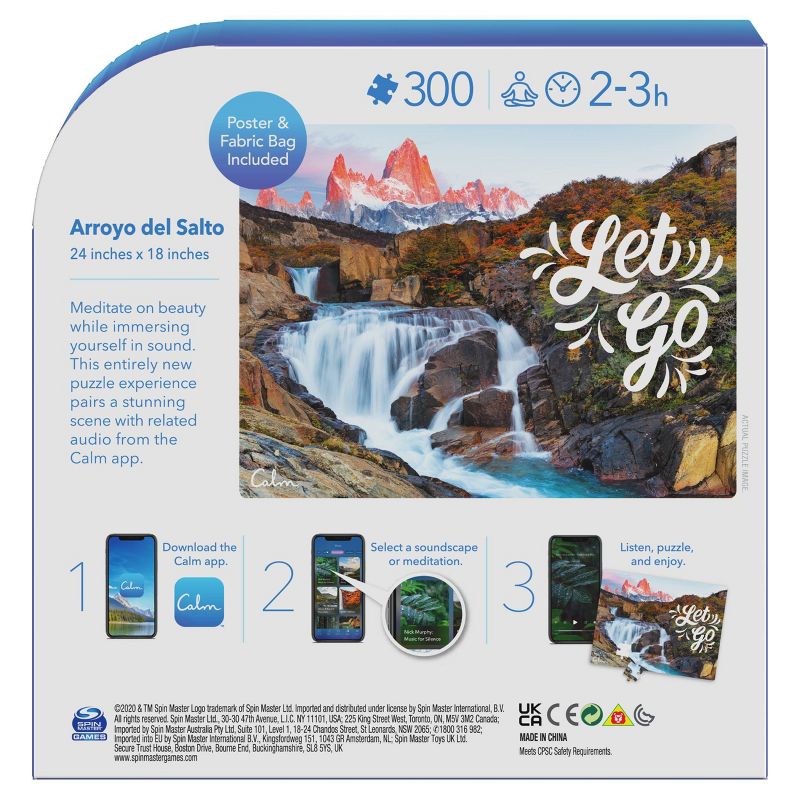 Spin Master Calm App: Arroyo del Salto Jigsaw Puzzle - 300pc