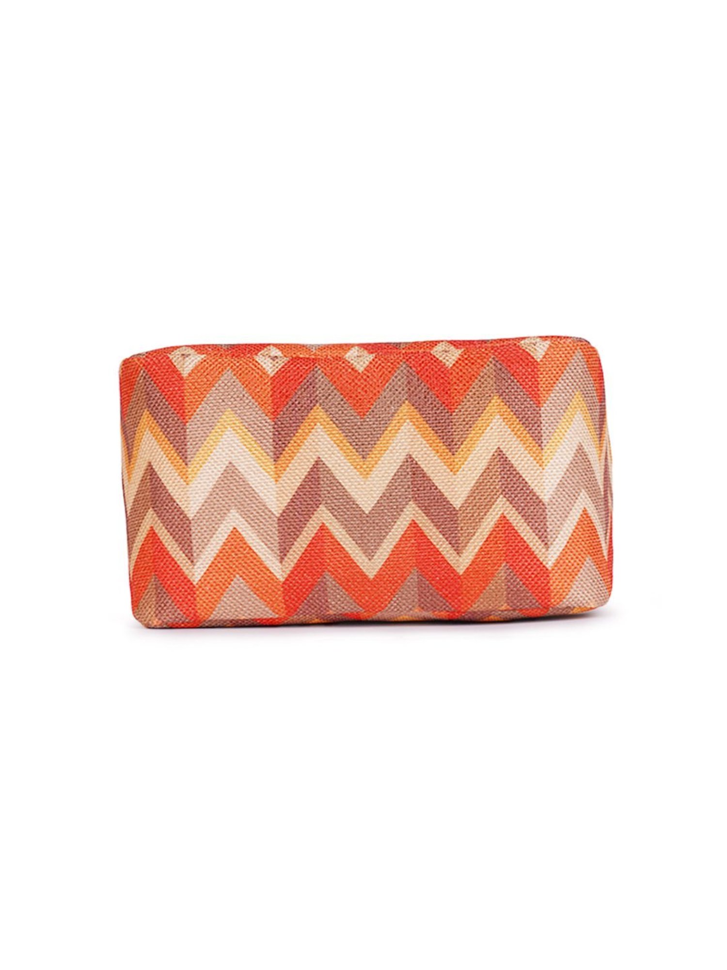 ZOUK Orange Geometric Lunch Bag